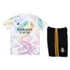 Ensemble Maillot Real Madrid Dragon 2024-25 Blanche Enfant Ensemble Maillot Real Madrid Dragon 2024-25 Blanche Enfant